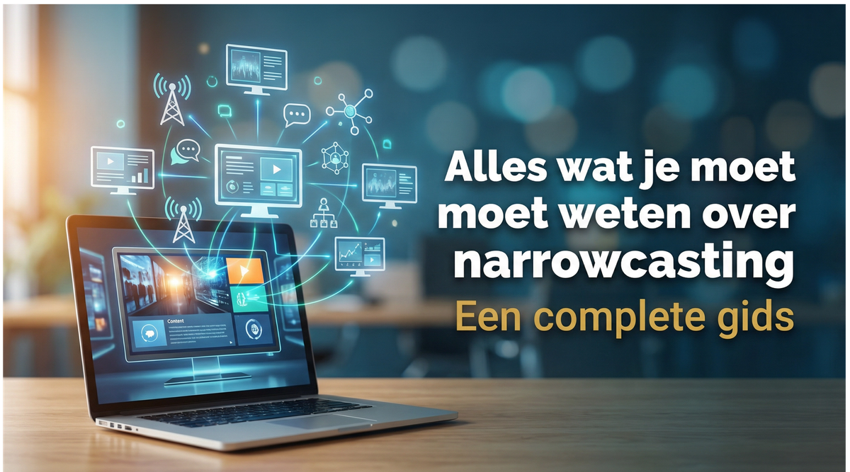 alles wat je moet weten over narrowcasting