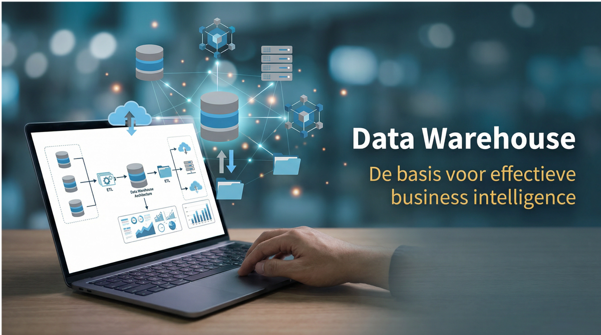 data warehouse op een scherm