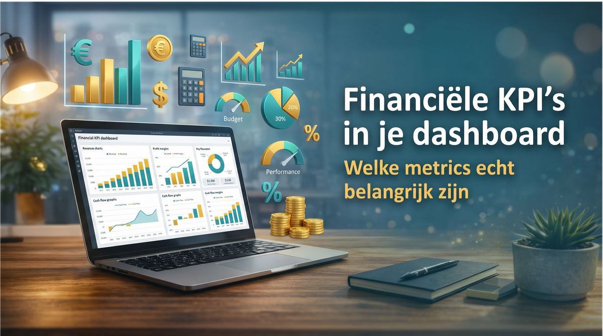 financiele kpis op een dashboard