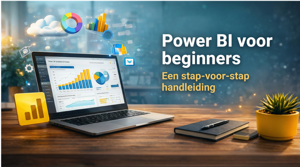 een laptop met een dashboard erop